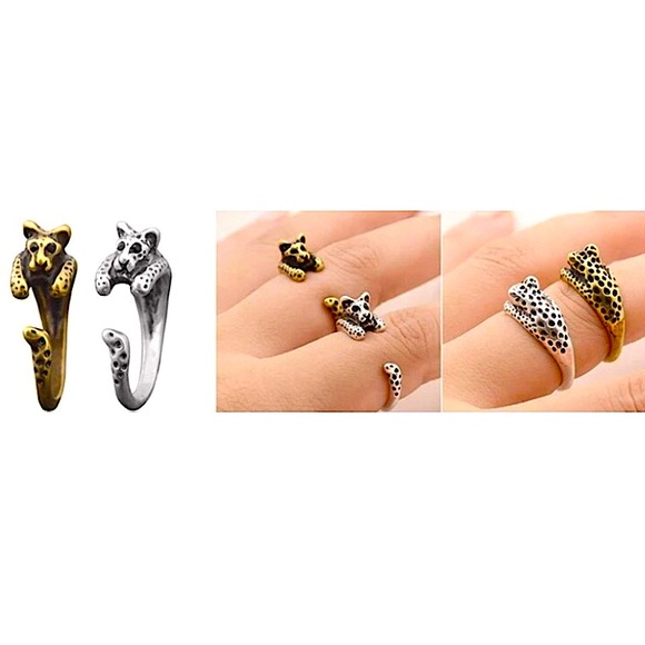 Gold Leopard Adjustable Ring 🐆 - Picture 11 of 11